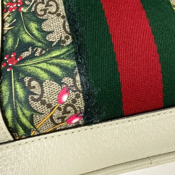 Gucci Ophidia GG Flora Backpack Daypack Backpack Sherry Line Web Backpack - Picture 5 of 9